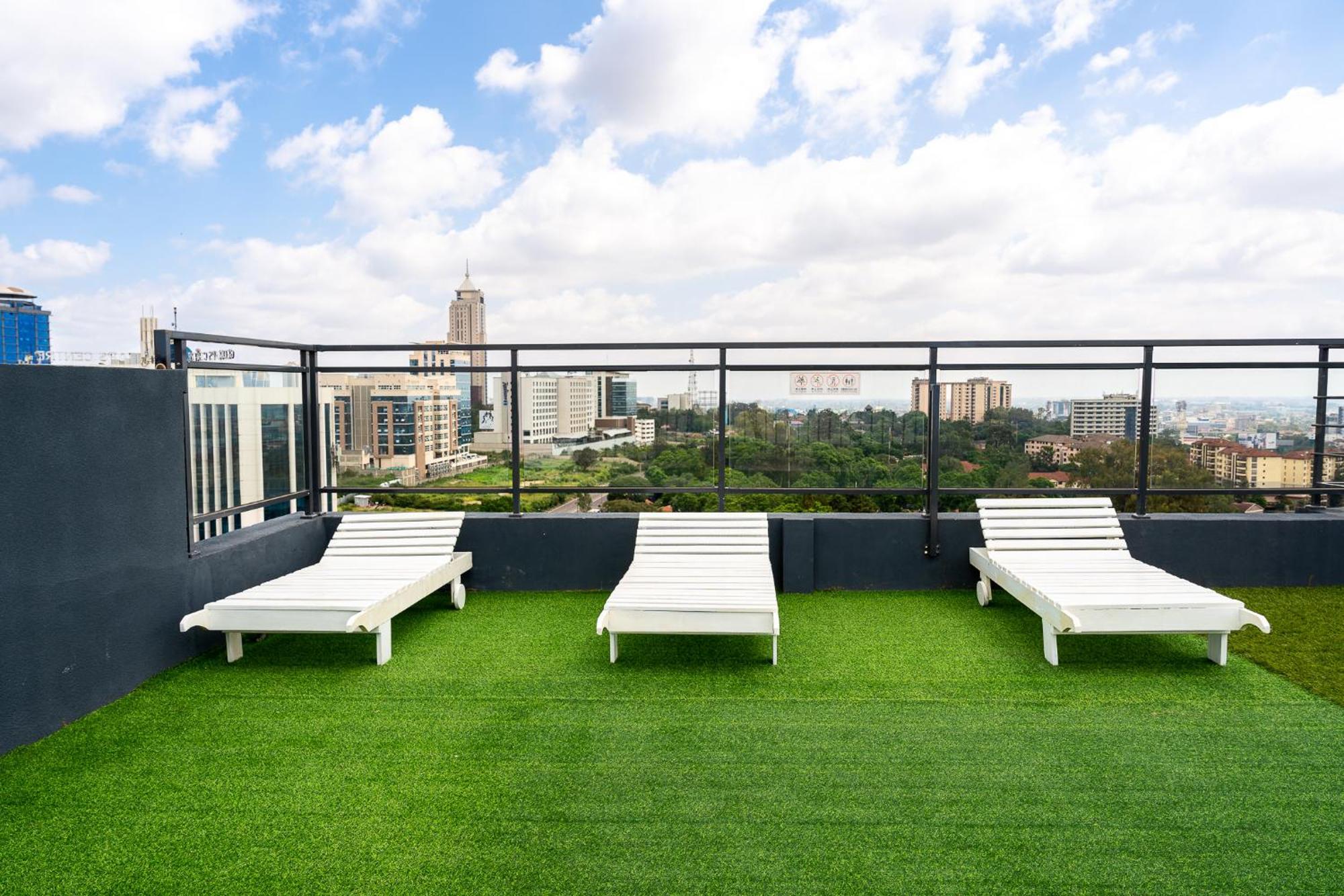 Modern 1Br Apartment In Upperhill, Nairobi Exteriör bild