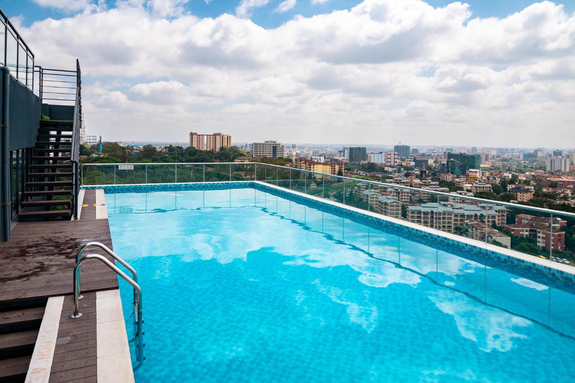 Modern 1Br Apartment In Upperhill, Nairobi Exteriör bild