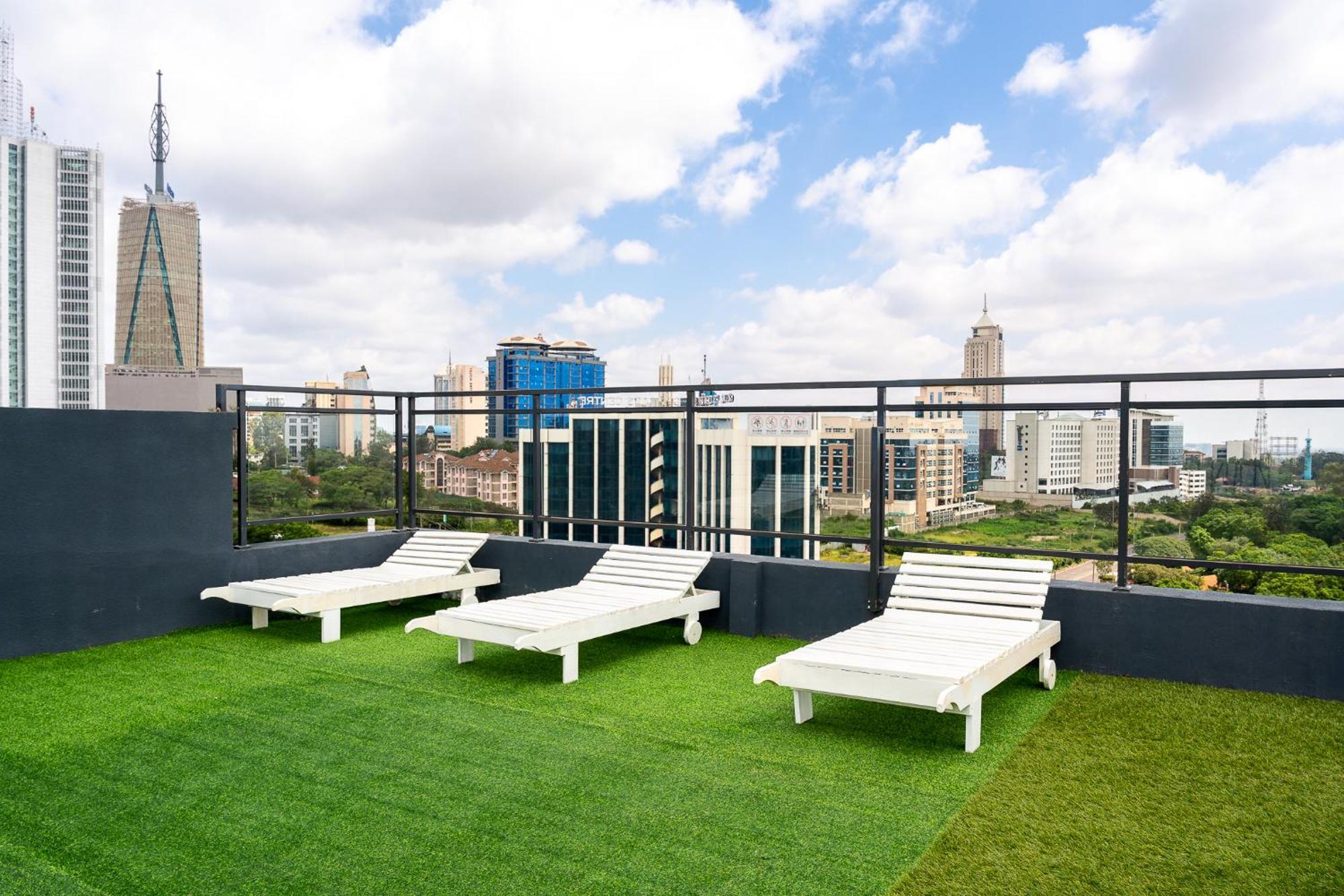 Modern 1Br Apartment In Upperhill, Nairobi Exteriör bild